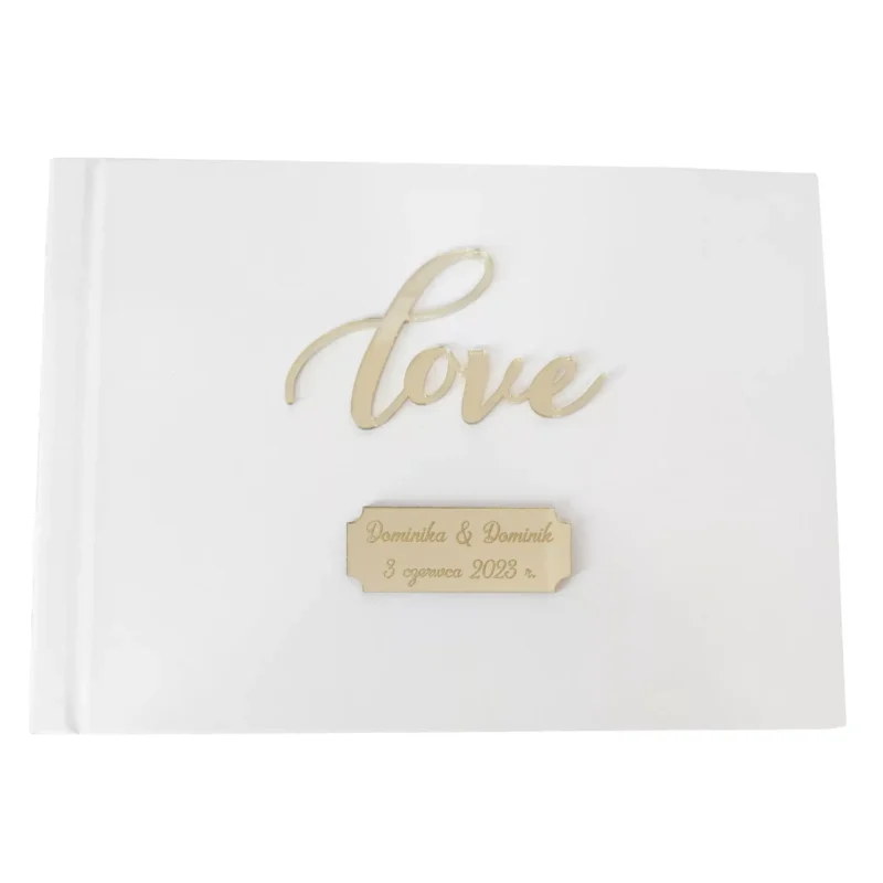 3D Love Księga gości weselnych z ankietami